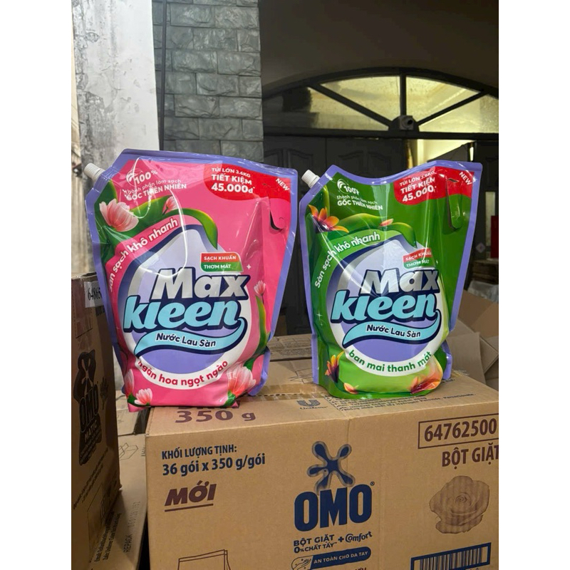 Nước Lau Sàn MaxKleen chai / túi 1Kg