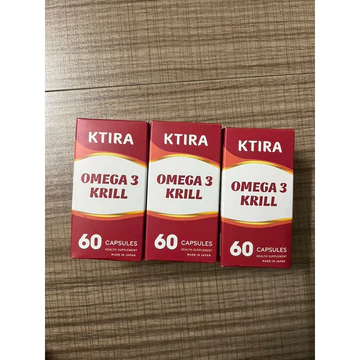 Dầu Nhuyễn Thể KTIRA OMEGA 3 KRILL - Viên Uống Bổ Sung Dinh Dưỡng Hộp 60 Viên