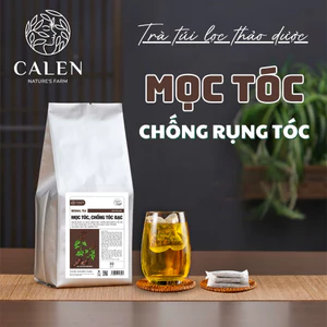 Trà chống rụng tóc Calen Nature's Farm giúp khoẻ tóc, đen tóc, giảm tình trạng tóc hoa râm bịch 30 gói lọc
