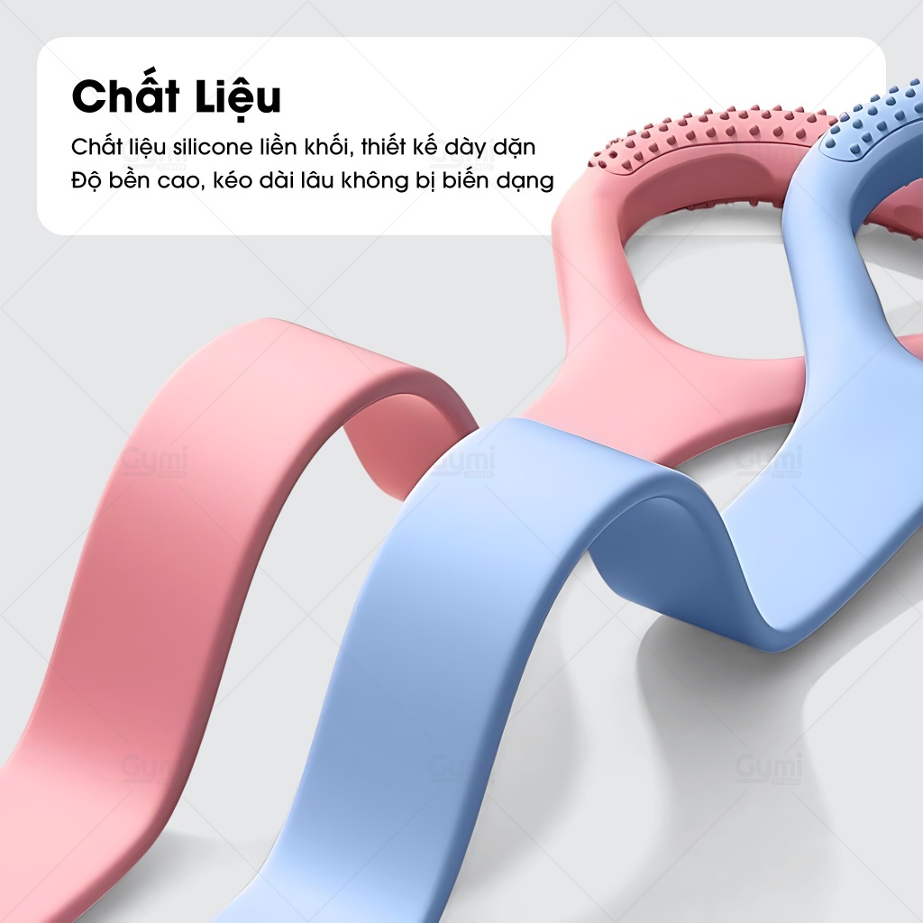 Dây Kháng Lực Silicon Số 8-Dây Kéo Đàn Hồi Tập Gym,Yoga,Tập Tay Vai,Lưng Cho Nam Nữ-VongSo8-Silicone