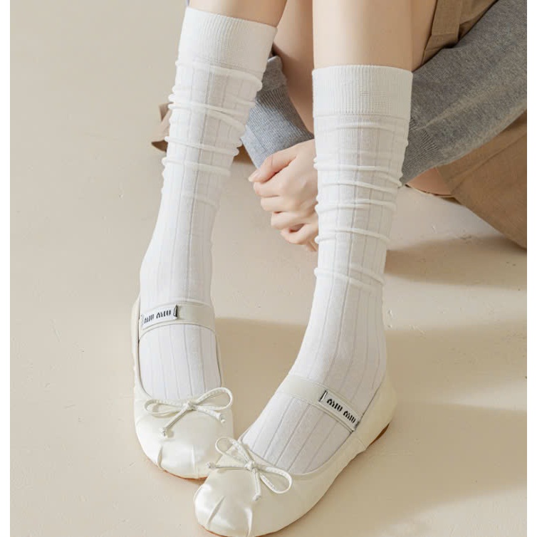 Vớ Tất nữ siêu cao cổ 4 màu phong cách xinh xắn và dễ thương