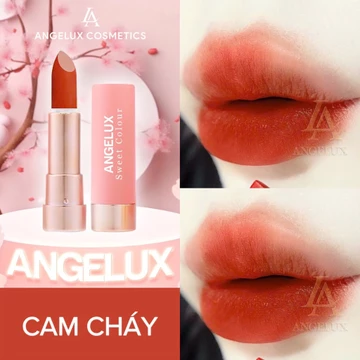 [SP Mới] Son sáp lì Angelux Sweet_12 Cam Cháy