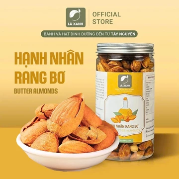 Hạnh nhân rang bơ vỏ mỏng 500g, Hạt hạnh nhân Mỹ thơm giòn, Hạt dinh dưỡng tốt cho người ăn kiêng, bà bầu.