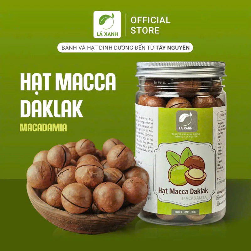 Hạt Macca nứt vỏ hũ 500g, Hạt macca Tây Nguyên sấy nứt vỏ tự nhiên loại vỏ mỏng, size to tự nhiên