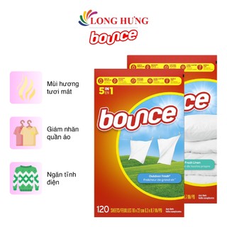 Giấy thơm quần áo Bounce Sheets (120 tờ)