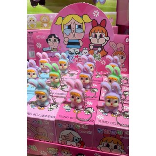 Khay 24 Hộp Móc Khoá Blindbox Baby Three Bé 3, Tung tung sahurThỏ Thị Trấn,Crybaby,Labubu cham lông siêu hot dễ thương