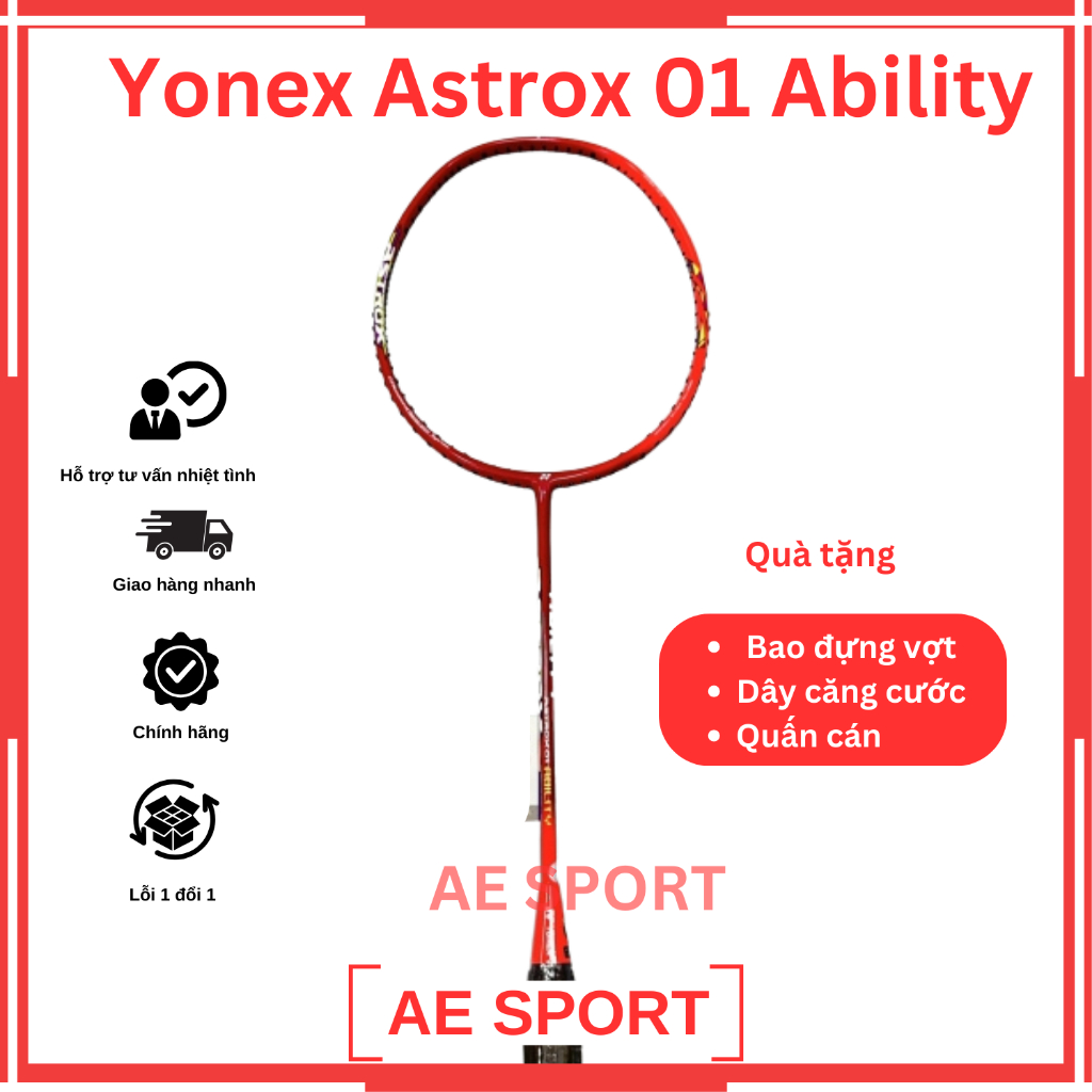 Chính Hãng Vợt cầu lông Yonex Astrox 01 Ability, Astrox Clear, Astrox ...