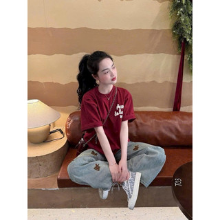 Áo Thun ACMDe Chữ In Nổi Thời Trang Nữ Nam Chất Cotton Thoáng Mát Áo Phông Thời Trang Hot Hit Form Rộng Thời Trang Nữ