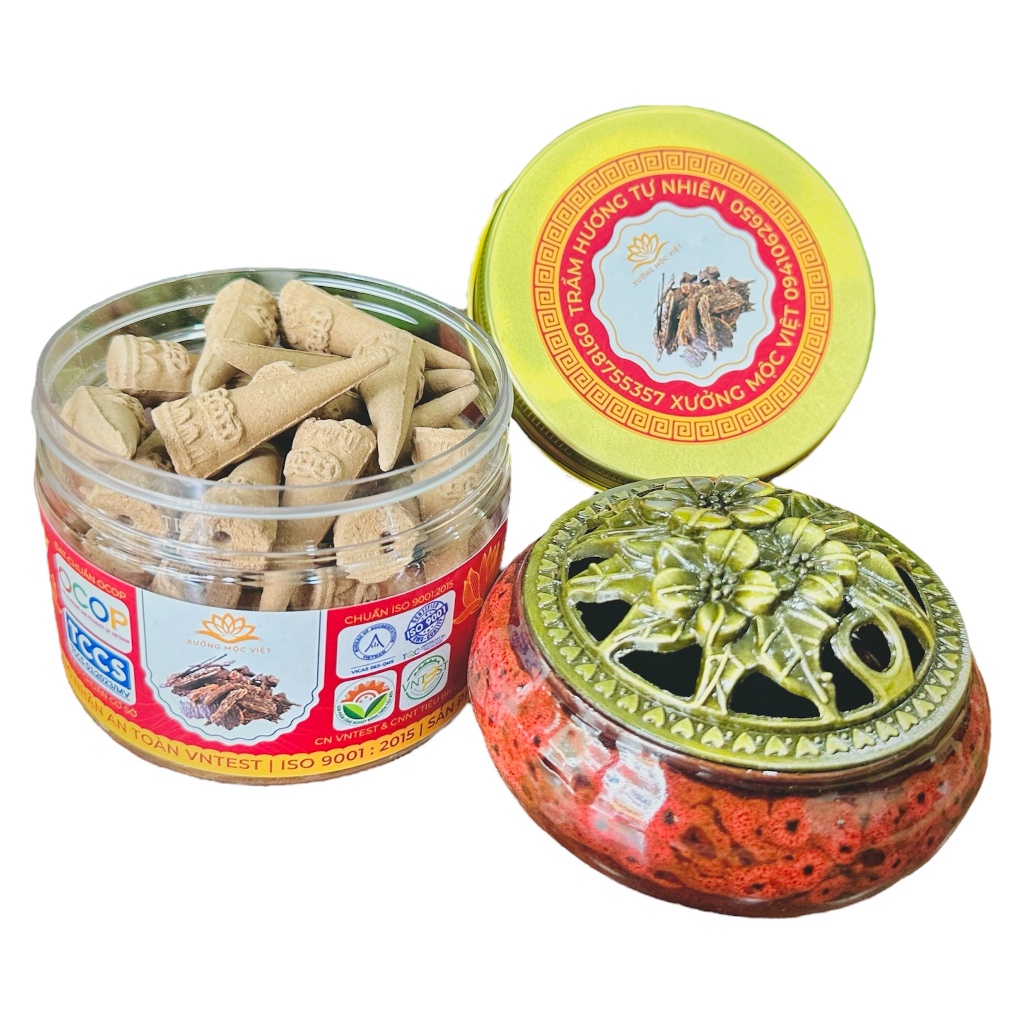 Ảnh Nụ trầm hương khói ngược (loại đặc biệt) Nụ Tháp trầm trên 25 năm sạch nguyên chất - Xưởng Mộc Việt 2