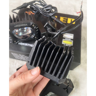 Đèn bi mắt vuông trợ sáng XT20, đèn bi trợ sáng điện 12v và 24v