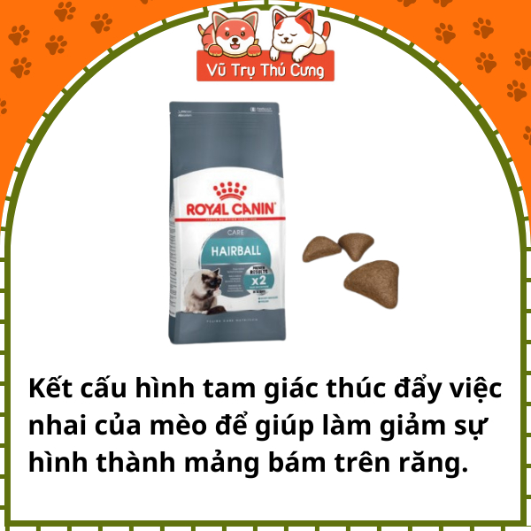 (2Kg) Hạt Cho Mèo Royal Canin Hairball Hỗ Trợ Tiêu Búi Lông