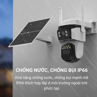 Ảnh 3 – Camera năng lượng mặt trời VSTARCAM BG621TR 6MP, tích hợp ba màn hình, siêu ZOOM quang 10X, pin lớn, cảm biến PIR