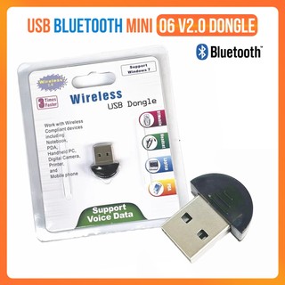 USB Bluetooth Mini 06 v2.0 Cho PC – Nhận Bluetooth Âm Thanh, Hỗ Trợ Loa, Tai Nghe,....