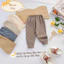 Quần dài thu đông chất zip lông cho bé từ 3-15kg