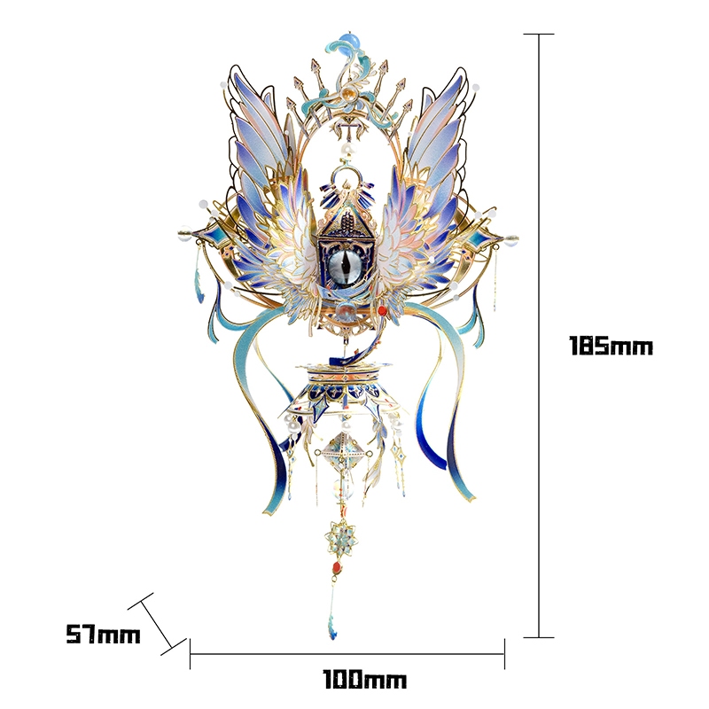 Ảnh Mô Hình Kim Loại Lắp Ráp 3D MU Con Mắt Của Thiên Thần (58 mảnh, Eye of Angel) YM-N157-E – MP1249 1