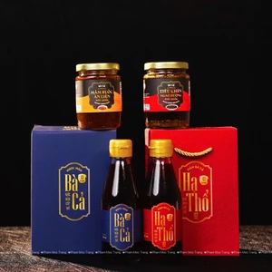Set Nước Mắm Cốt Nhĩ Bà Cả, Nước Mắm Hạ Thổ 43 Độ Đạm, Nước Mắm Cá Cơm Tươi Thơm Ngon Đậm Vị Quà Tết 2025 Ý Nghĩa