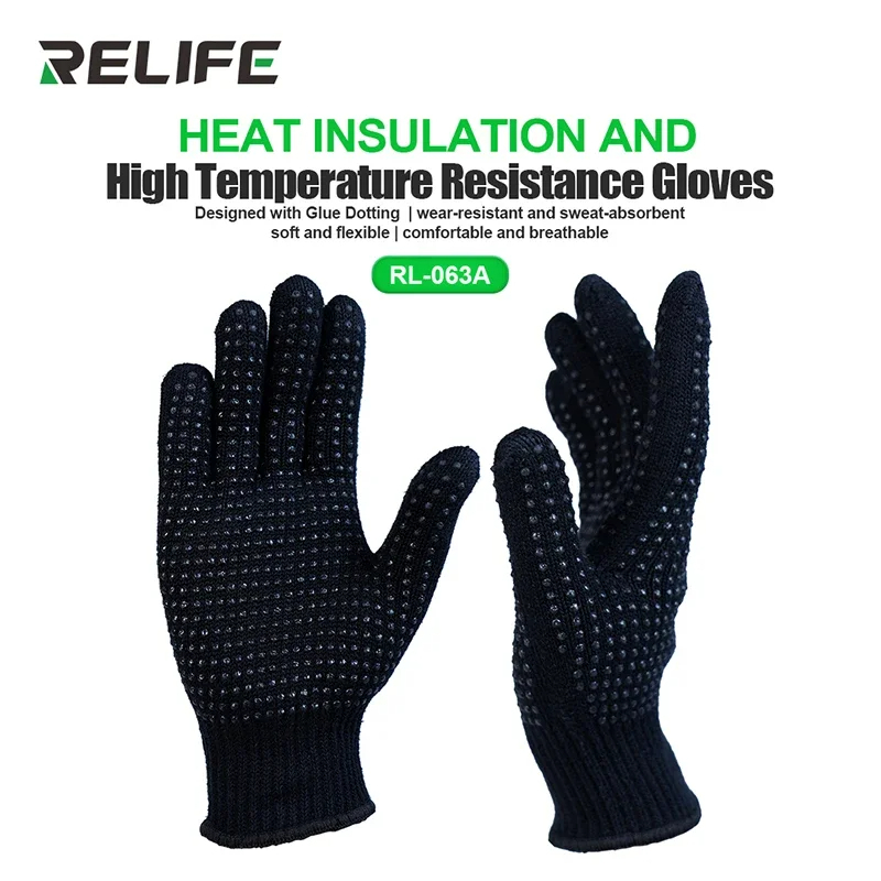 Găng tay chống tĩnh điện RELIFE RL-063 dùng sửa điện thoại, hạn chế bám vân tay, chống trượt