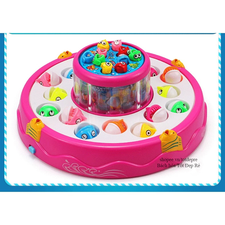 Đồ chơi câu cá 2 tầng quay 360 độ cho trẻ