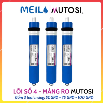 Lõi Lọc Nước Số 4 Màng RO Mutosi Gồm Loại Màng 50GPD 75GPD 100 GPD Dùng Cho Máy Lọc Nước RO...