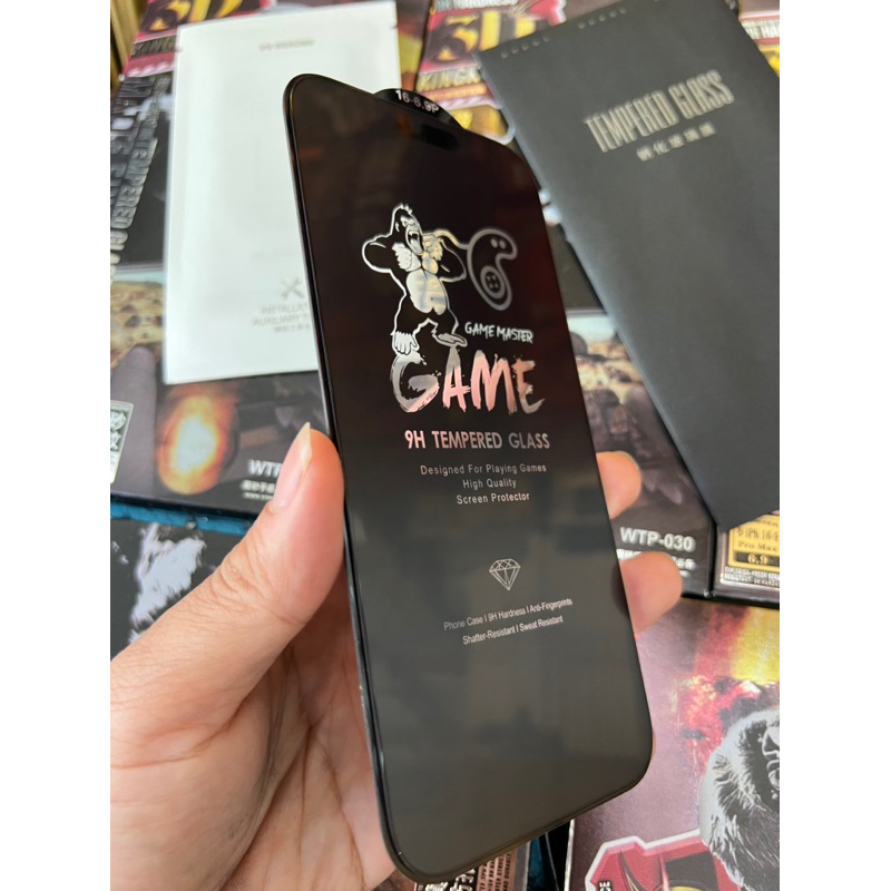 Kính Cường Lực iPhone 3D Game Chống Vân Tay WTP-030 cho iPhone X đến 16 Pro Max