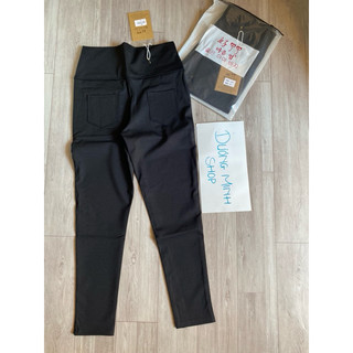 Quần legging ngắn 9 tấc cạp cao – Gọn bụng, tôn dáng, chất mì Hàn cao cấp, co giãn tốt, thoải mái vận động