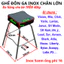 GHẾ ĐÔN GA INOX YÊN NỆM ĐEN XE SH AN TOÀN CHO BÉ