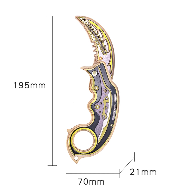 Ảnh Mô Hình Gỗ 3D Lắp Ráp MU Đồ Chơi Dragon Claw (61 mảnh, Màu Đen) MY-N018A-I - WP262 1