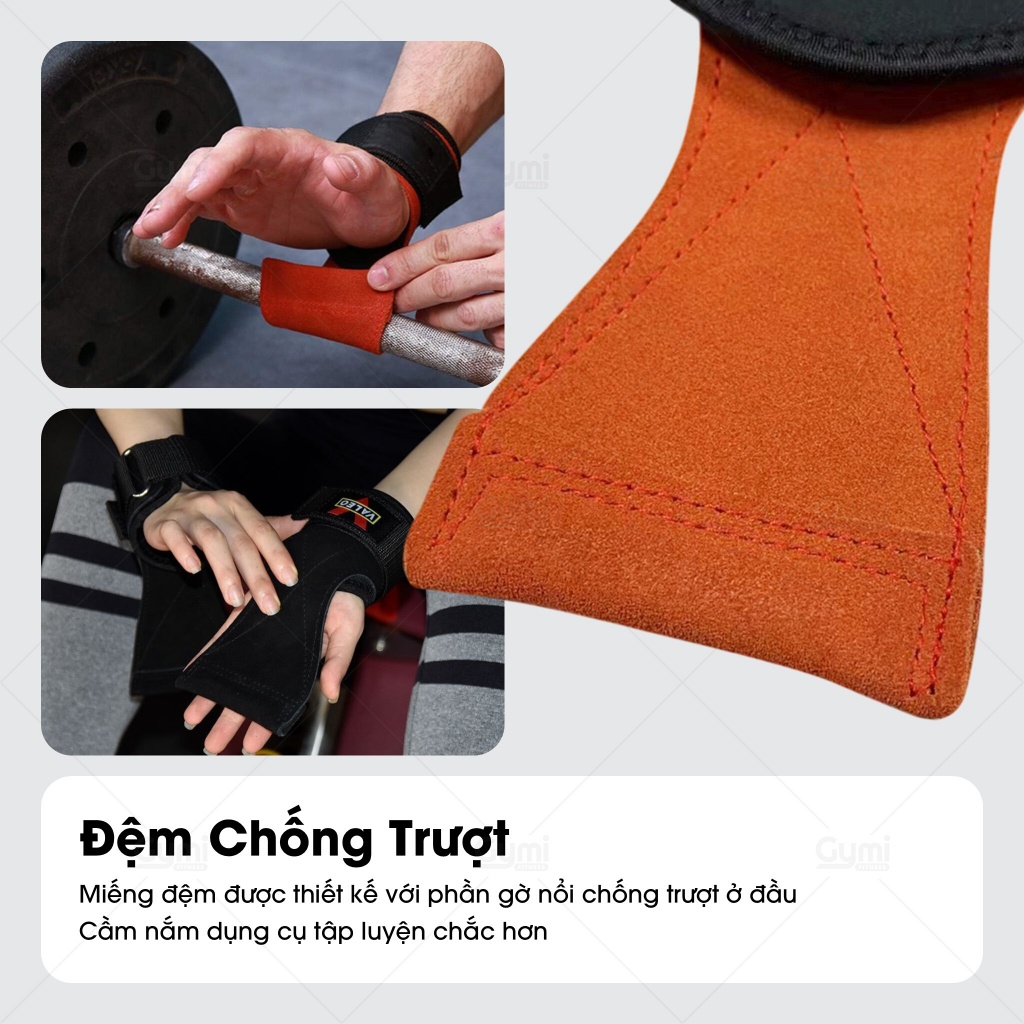 [1 Đôi] Dây Kéo Lưng VALEO - Quấn Cổ Tay Lifting Strap Da Valeo - KL-Valeo