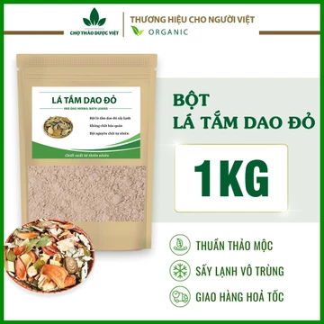 Bột lá tắm thảo dược người dao đỏ 1kg, bột xông tắm dân tộc, phục hồi sức khỏe sau sinh, giảm stress