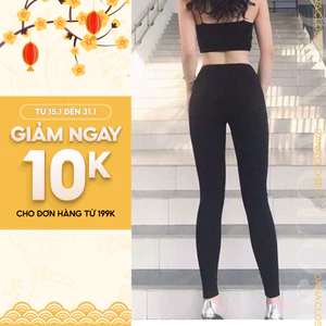 Quần Legging Nữ Hàng Cao Cấp Vải Mềm Mịn Co Giãn Tốt, Form Chuẩn Nâng Vòng 3 Tự Nhiên