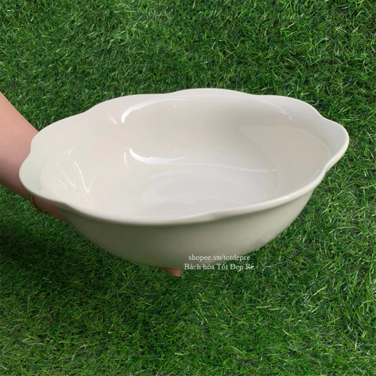 Set đĩa mặt trời - Bộ đĩa sứ và tô sứ cao cấp họa tiết hoa đào sang trọng hàng chuẩn Bát Tràng