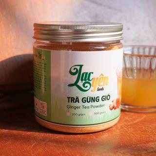 Combo 2 Hũ Trà Gừng Nguyên Chất Rang Mộc Thủ Công Lạc Yên Foods, Kèm Quà Tặng