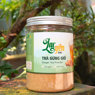 Combo 2 Hũ Trà Gừng Nguyên Chất Rang Mộc Thủ Công Lạc Yên Foods, Kèm Quà Tặng