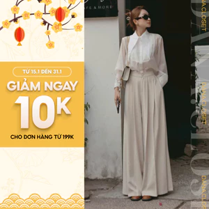 Quần Tây Dáng Váy Ống Rộng, Quần Suông Gen Eo Bigsize Nữ, Chất Ruby Trượt Cao Cấp Mát, Mềm, Đứng Form