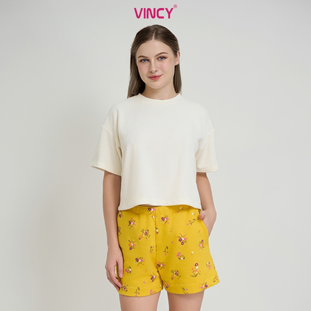 Ảnh Bộ phối quần short nỉ và áo thun cotton cho mùa Giáng Sinh BST030W41 4