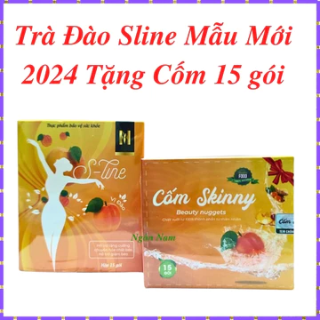 Thực Phẩm Bảo Vệ Sức Khỏe S- Line Detox Tea, Trà Đào Giảm Cân Sline Tea Hỗ Trợ Giảm 2-3 Kg