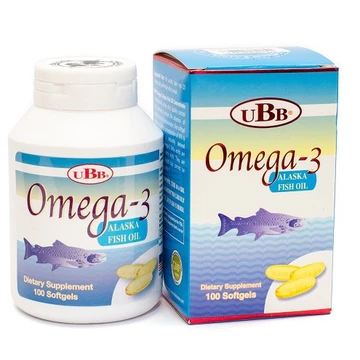 (HÀNG CTY) OMEGA 3 UBB - OMEGA 3 MỸ - VIÊN BỔ NÃO, GIẢM MỠ MÁU, BỔ MẮT
