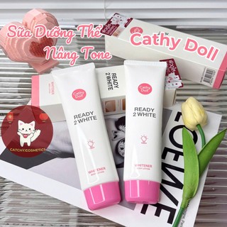 [CATHY DOLL] Sữa Dưỡng Thể Cathy Doll Ready 2 White, Dưỡng Da & Nâng Tone Body 150ml Thái Lan