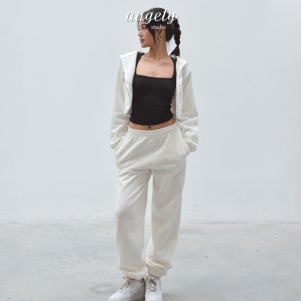 Quần Jogger Nỉ Bông Cotton Augety Studio Sweatpants