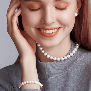 IK Vòng Tay Ngọc Trai Hạt 8li Thiết Kế Đơn Giản B162