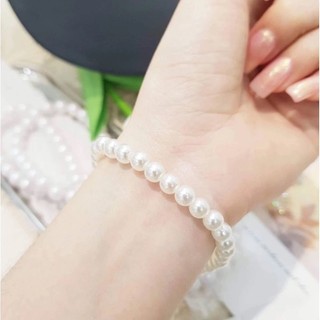 IK Vòng Tay Ngọc Trai Hạt 8li Thiết Kế Đơn Giản B162