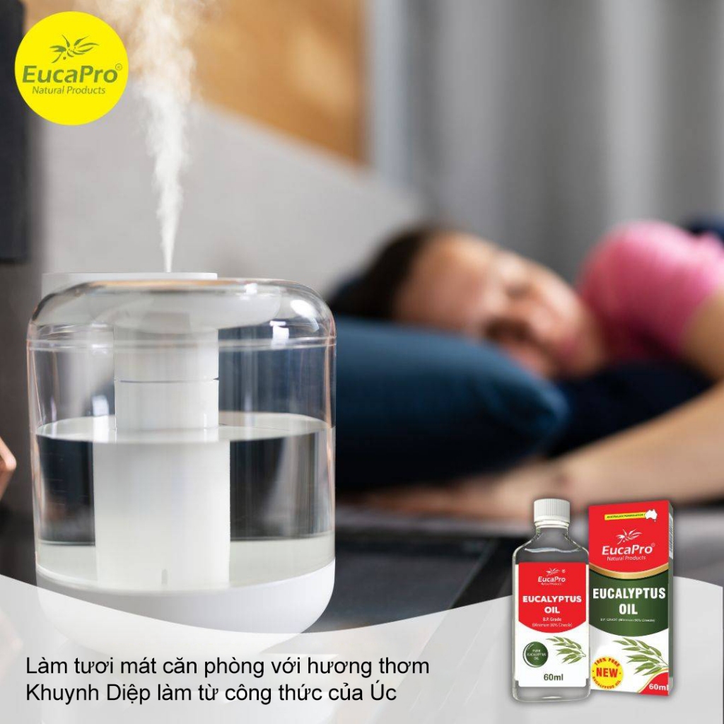 Dầu khuynh diệp Eucapro hỗ trợ giữ ấm, giảm ho