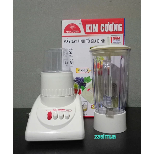Máy xay sinh tố nhựa Kim Cương KC-ST-1L, Máy xay sinh tố Kim Cương, Máy xay sinh tố 2 cối Gali GL-1501, Chính Hãng