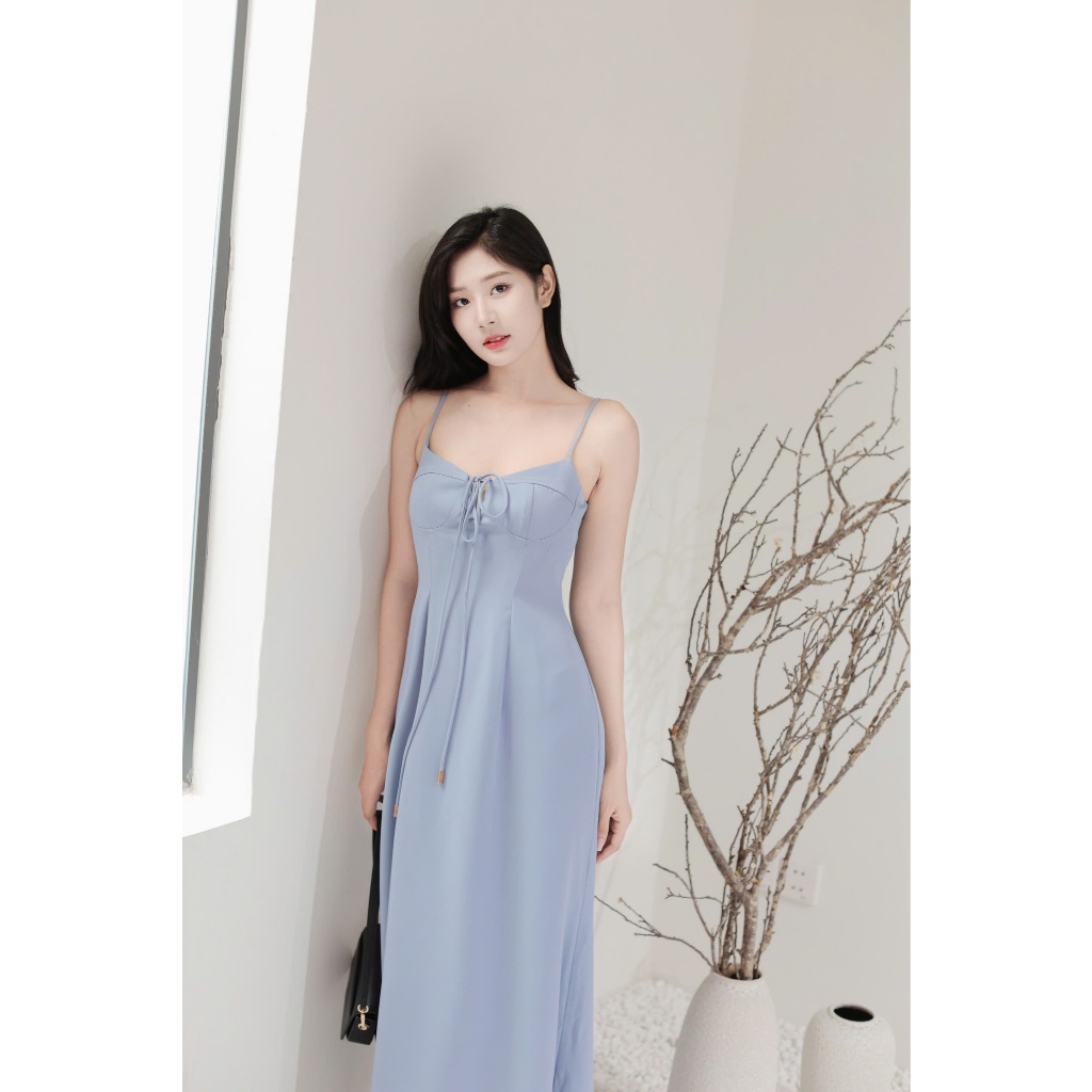 Orli daily | Anna Pink/ Anna Blue Dress | Đầm cúp ngực 2 dây| suông dài