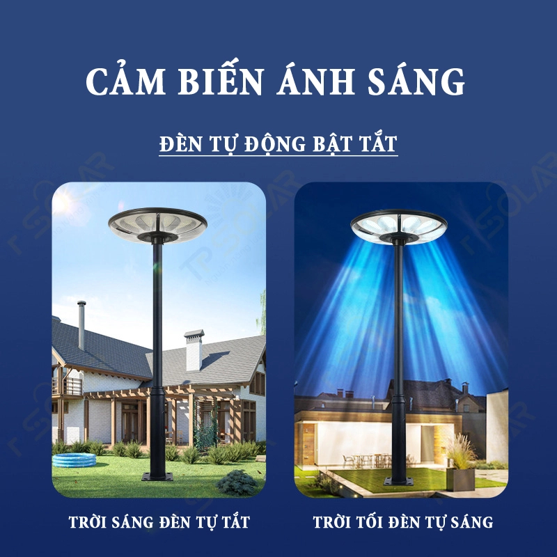 Ảnh Đèn Năng Lượng Mặt Trời UFO TP SOLAR Công Suất 800W TP-U800 Cảm Biến Chuyển Động, Chiếu Sáng 360 Độ - Bảo Hành 3 Năm 4