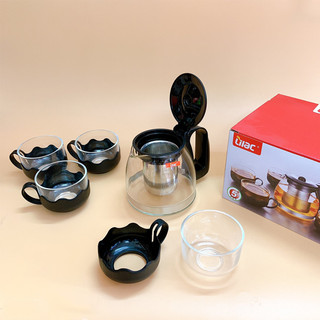 Bộ ấm trà lõi lọc và 4 ly thuỷ tinh ( tặng 5 bao lì xì kèm theo )