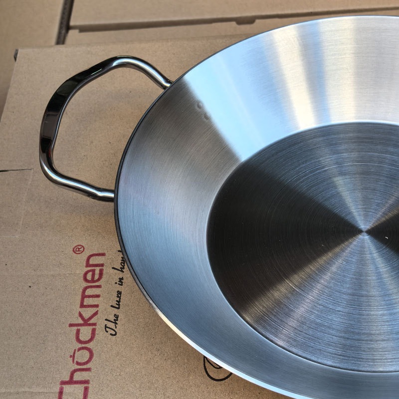 Nồi Đa Năng CHOCKMEN Inox 18/10 Size 20-24CM Chảo Rán Xào Đa Năng Chảo Nướng Bỏ Lò Dùng Mọi Loại Bếp