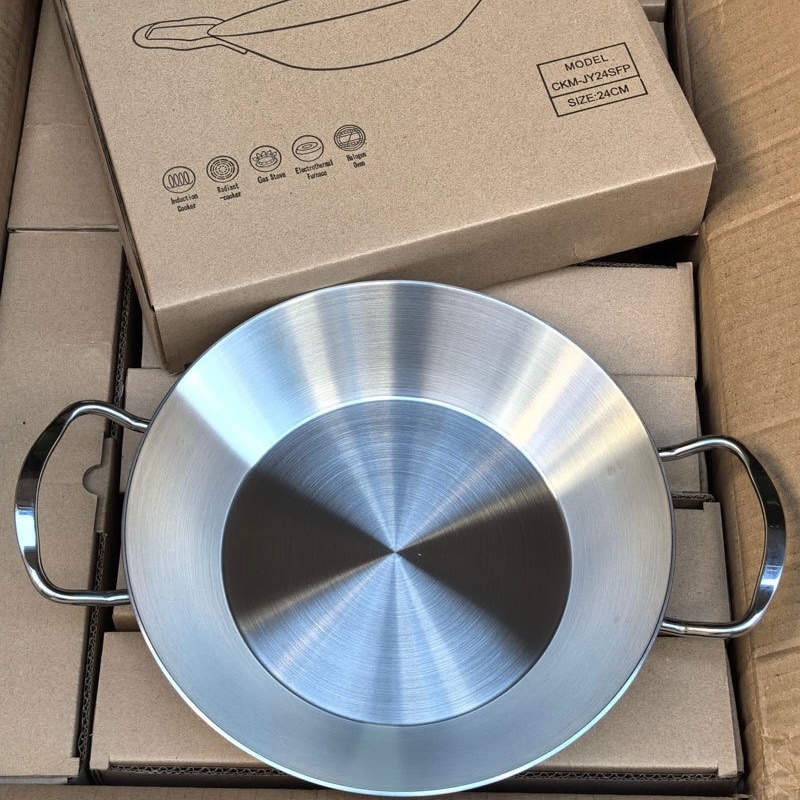 Nồi Đa Năng CHOCKMEN Inox 18/10 Size 20-24CM Chảo Rán Xào Đa Năng Chảo Nướng Bỏ Lò Dùng Mọi Loại Bếp