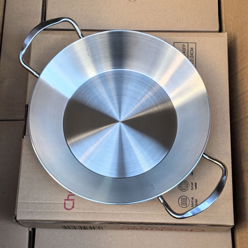 Nồi Đa Năng CHOCKMEN Inox 18/10 Size 20-24CM Chảo Rán Xào Đa Năng Chảo Nướng Bỏ Lò Dùng Mọi Loại Bếp