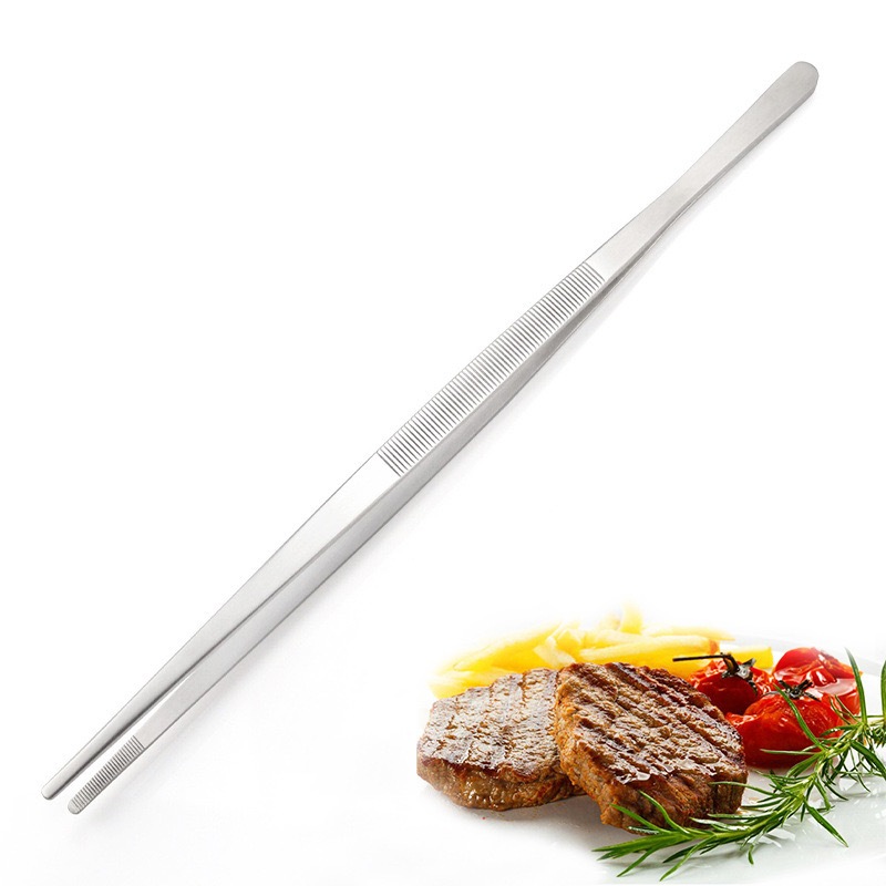 Kẹp Inox CHOCKMEN 30cm Inox 304 Kẹp Gắp Thức Ăn Gắp Đồ Nướng Kẹp Thịt Kẹp Gắp Đồ Chiên Dụng Cụ Bếp